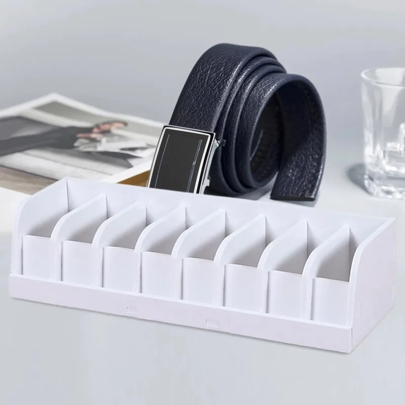 Men'S Accessories Organizer For Wardrobe - Kemer Düzenleyici Kutusu 6/8/10 Bölmeli Kemer