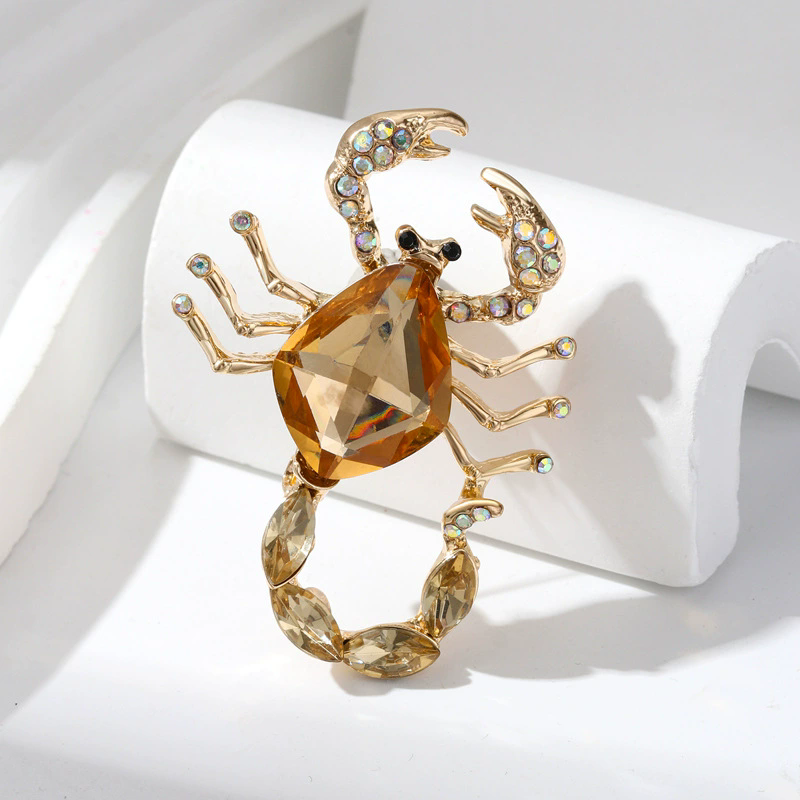 Men'S Accessories High End - Burç burcu akrep kişiliği akrep broş