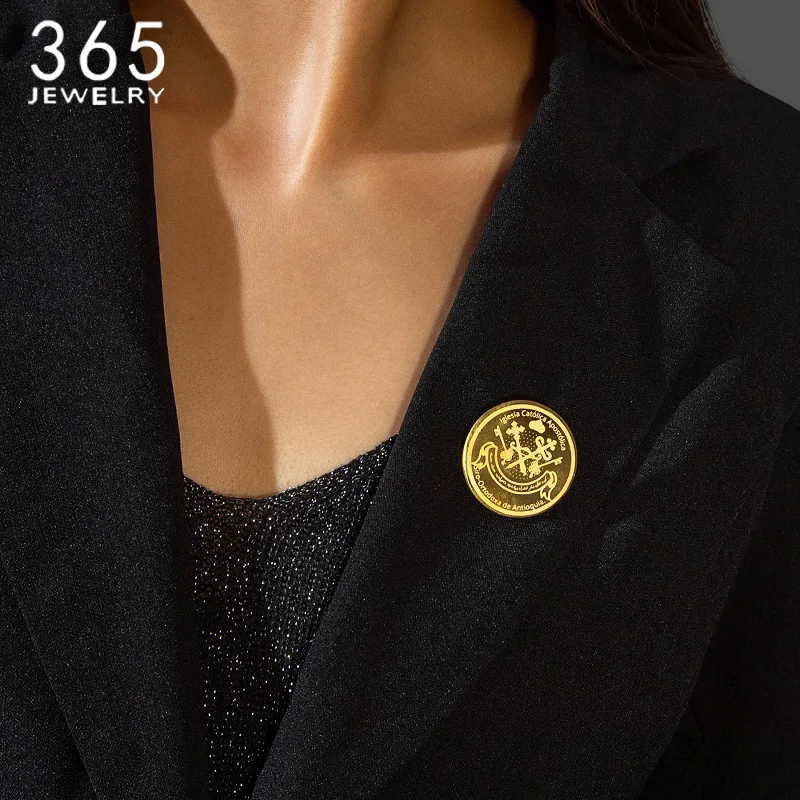 Men Accessories Name - Kişiselleştirilebilir Özel Logo Yuvarlak Dikdörtgen Paslanmaz