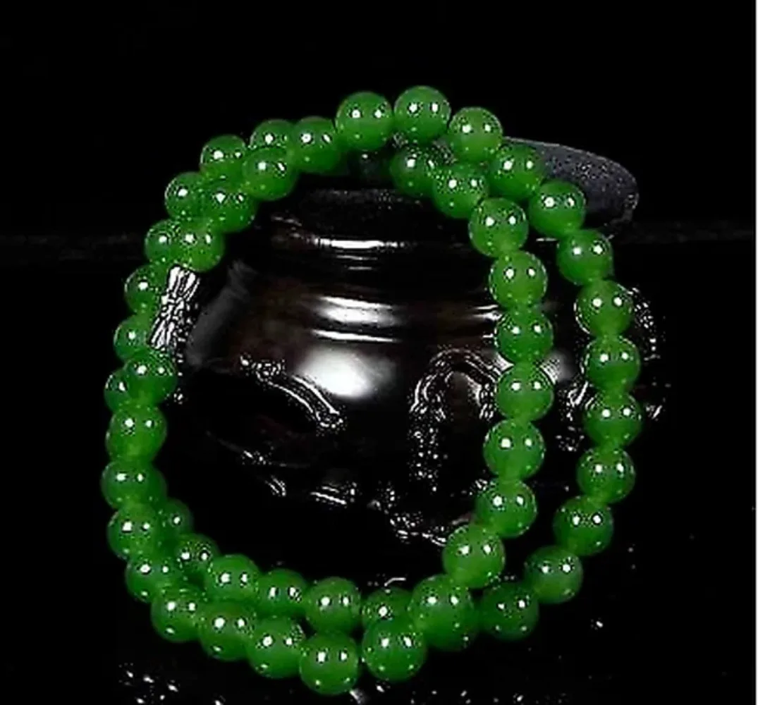 Men'S Accessories And Jewelry - Hakiki Doğal Yeşil Boncuk Kolye Çin
