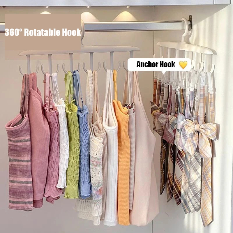 Men'S Accessories Organizer For Wardrobe - 6 kanca kadın depolama sutyen askıları