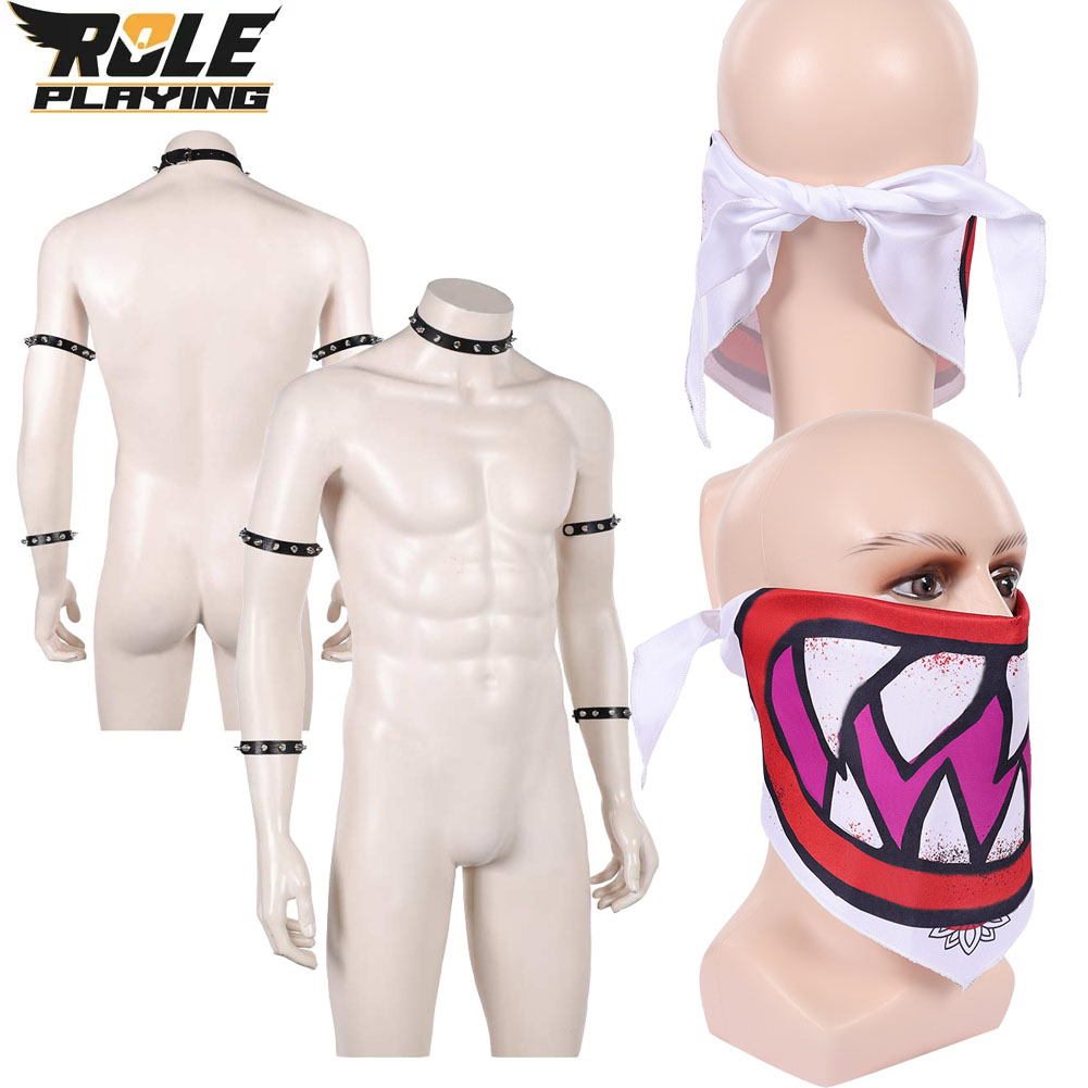 Men Accessories Bracelet - Bowser Cosplay Eşarp, Maske, Bileklik, Yaka,