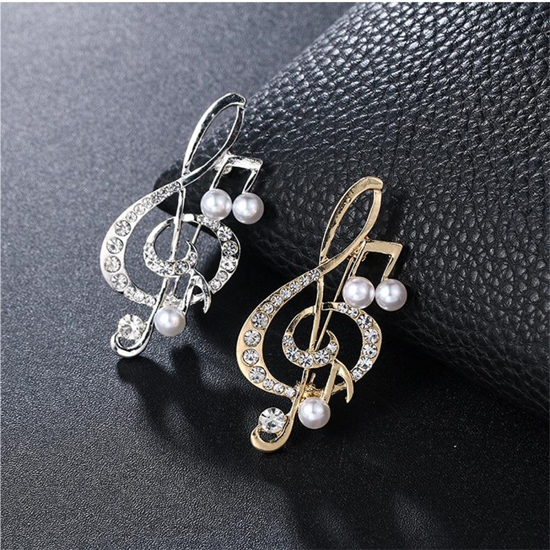 Men'S Accessories Gift Ideas - 1 adet zarif nota broş şık