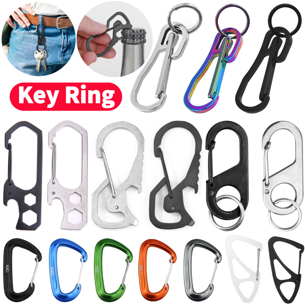 Keychain Multi Tool - Anahtarlık Karabina Açık Tırmanma Anahtarlık Kolye