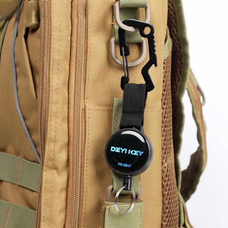 Keychain Multi Tool - 1 adet dalış geri çekilebilir kordon