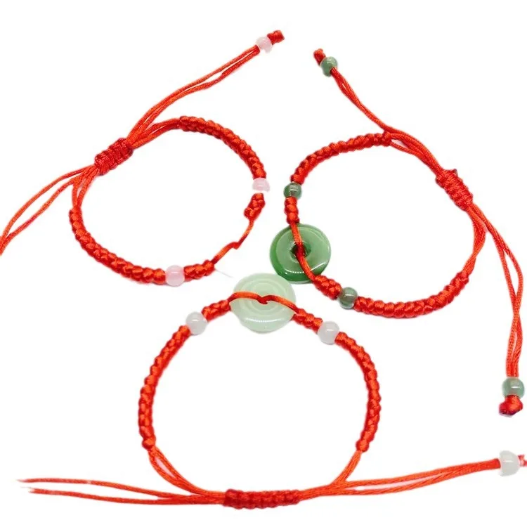 Men'S Accessories Jewelry Bracelet - Gerçek yeşim Donut bilezik akik kalsedon