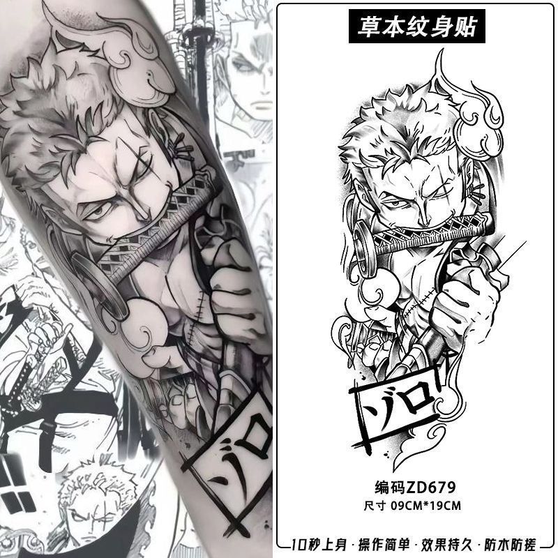 Men'S Accessories Japan - 2/6 adet Tek Parça Zoro Geçici