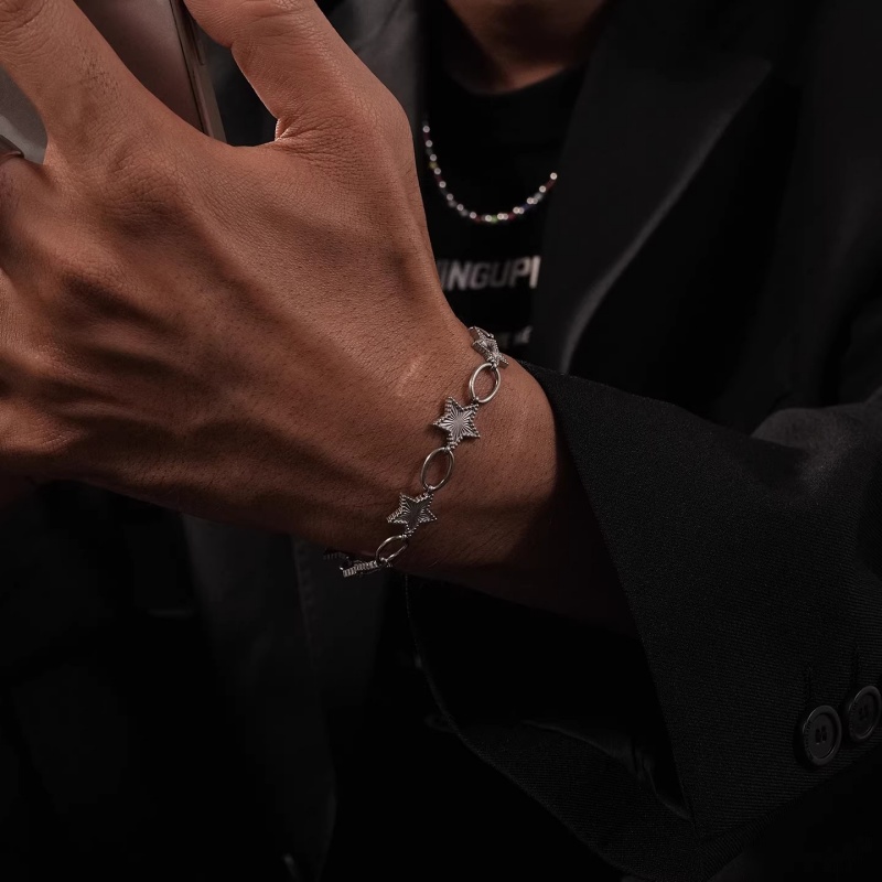 Men'S Accessories High End - Y2K Tatlı ve Havalı Tarz Metal