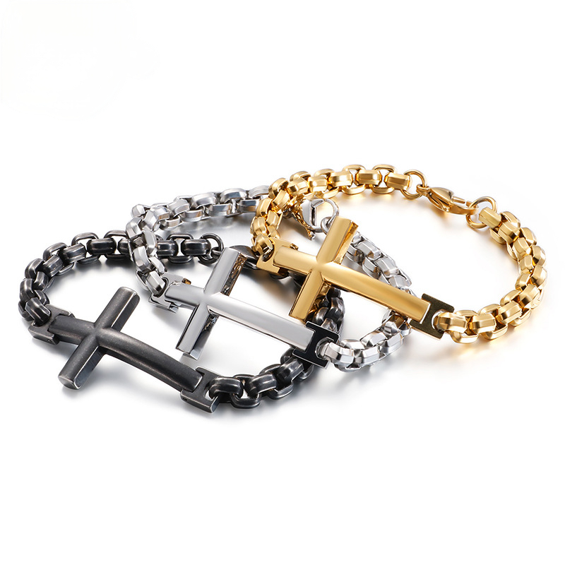 Men'S Accessories Jewelry Bracelet - Yeni Titanyum Çelik Erkek Bileklik, Paslanmaz