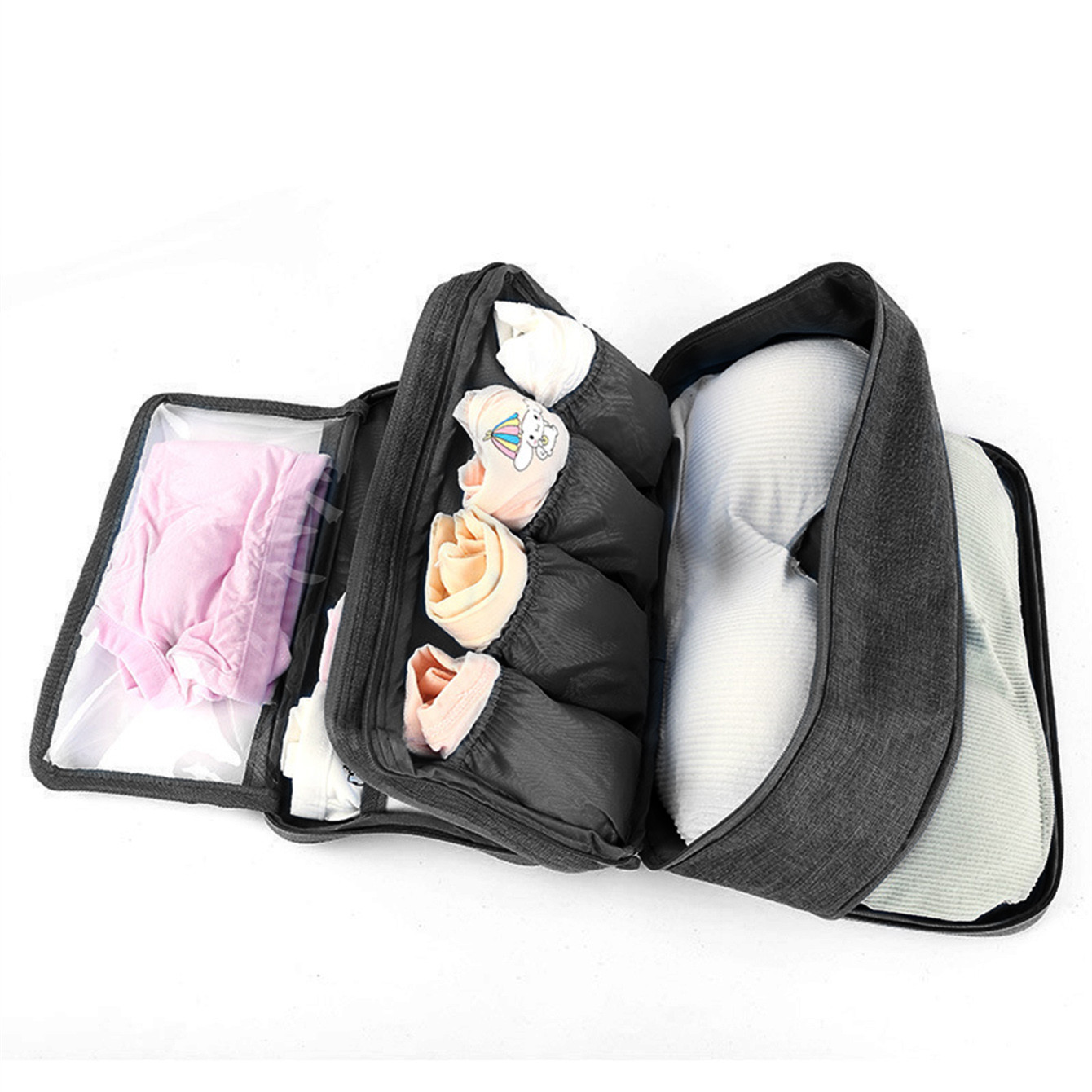 Men'S Accessories Organizer For Wardrobe - İç çamaşırı saklama çantası Seyahat Sutyen