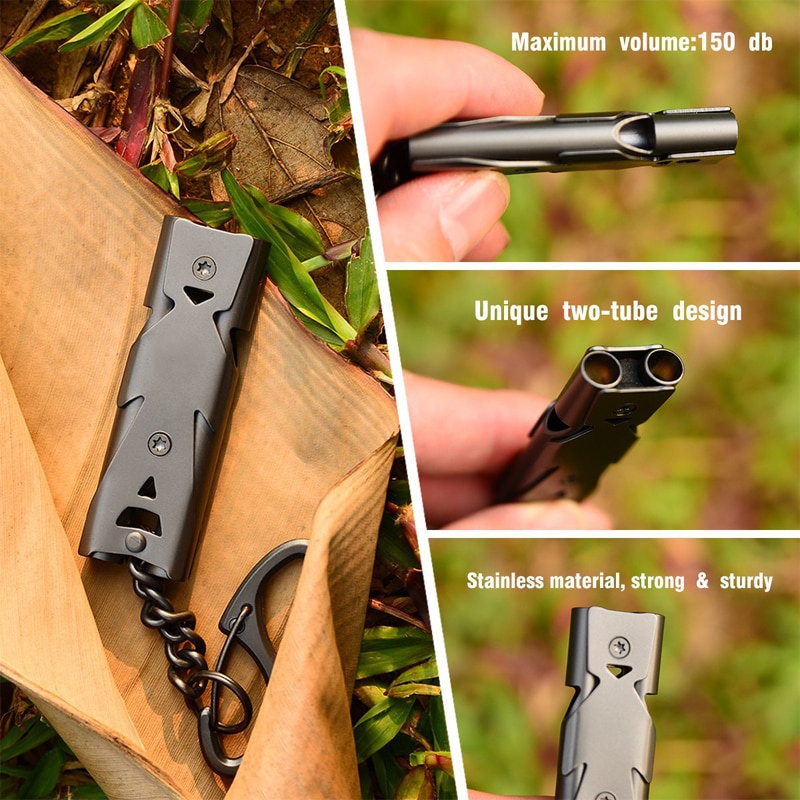 Açık EDC imdat düdüğü Yüksek D - Keychain Multi Tool incelemesi ve fiyatı