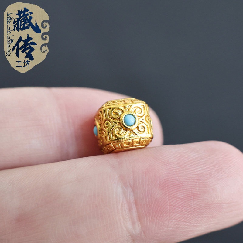 Tibet Altın Rengi Turkuaz Bonc - Men'S Accessories Jewelry Bracelet incelemesi ve fiyatı