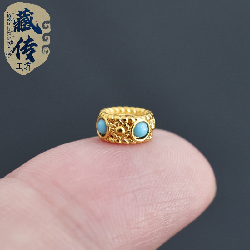 Tibet Altın Rengi Turkuaz Bonc - Men'S Accessories Jewelry Bracelet incelemesi ve fiyatı