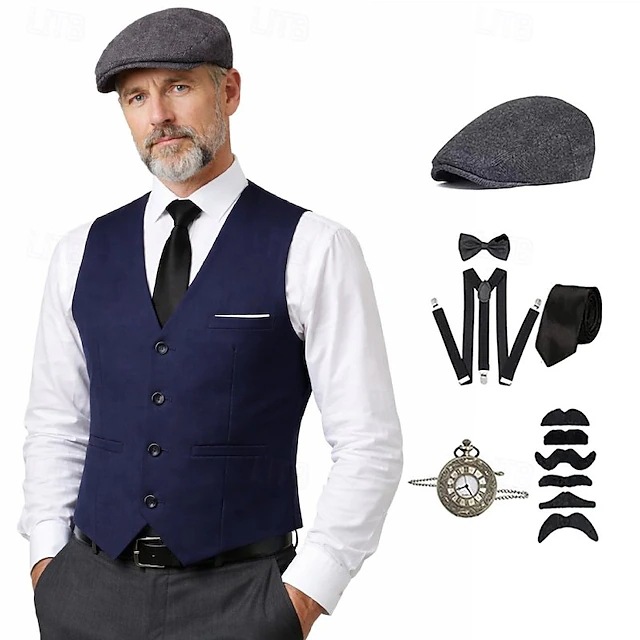 Büyük beden erkekler için 1920 - Medieval Men'S Accessories incelemesi ve fiyatı