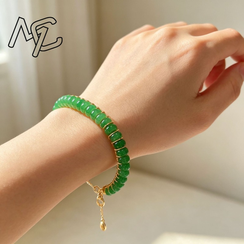 Doğal Kuru Mavi Yeşim Taşı Bon - Men Accessories Bracelet incelemesi ve fiyatı