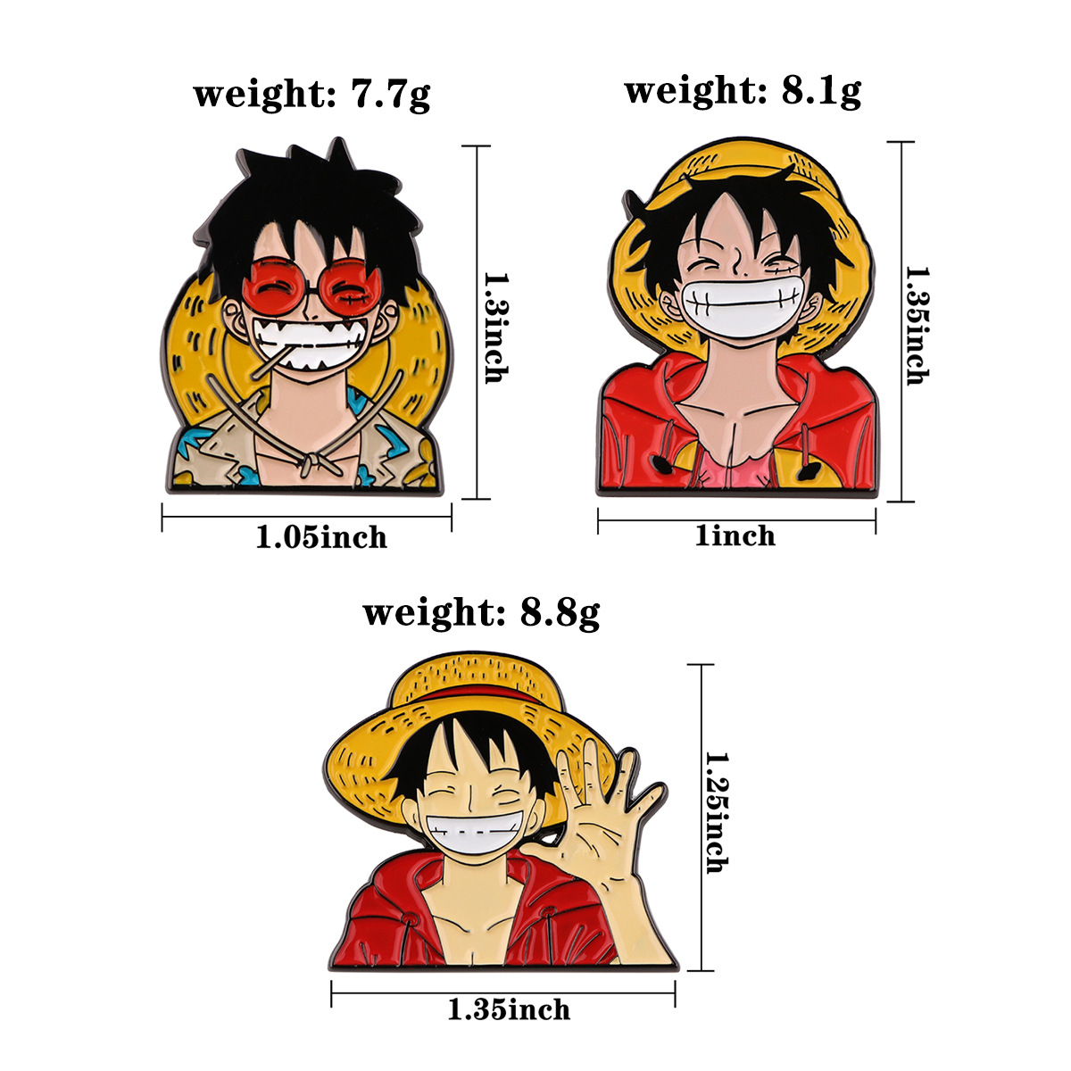 Korsan Macerası Anime Emaye Ro - Men'S Accessories And Jewelry incelemesi ve fiyatı