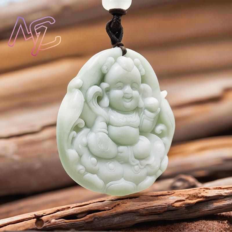 Yeşil Gerçek Yeşim Nezha Kolye - Men'S Accessories And Jewelry incelemesi ve fiyatı